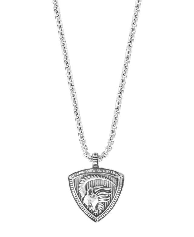 Effy Mens Zodiac 22 Pendant Necklace in Sterling Silver Product Image