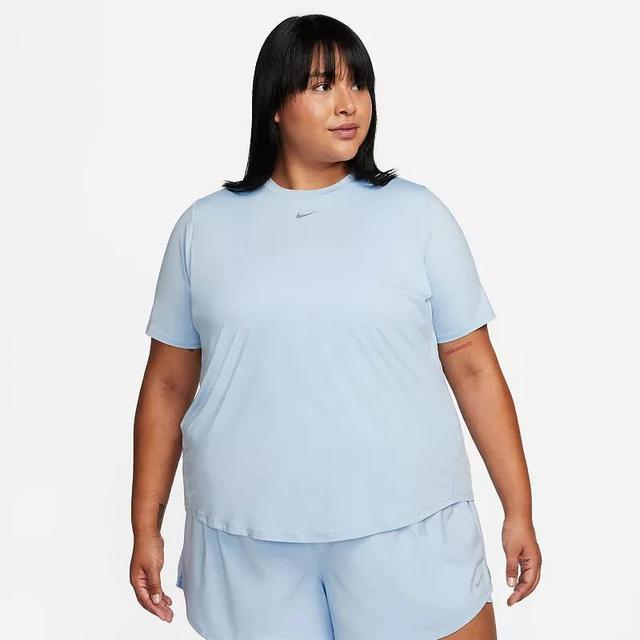 Plus Size Nike One Dri-FIT Classic Short-Sleeve Top, Womens Product Image