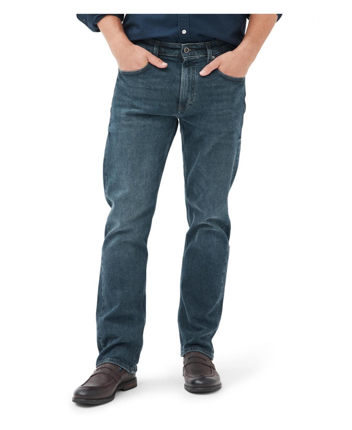 Mens Winton Straight Leg Stonewash Denim Jeans Product Image