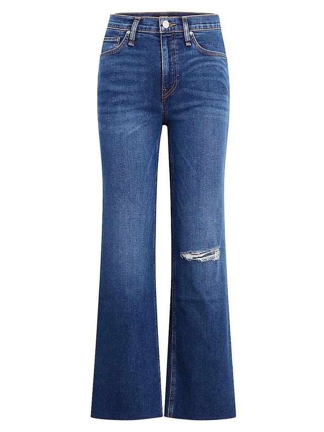 Womens Rosie Wide-Leg Ankle Jeans Product Image