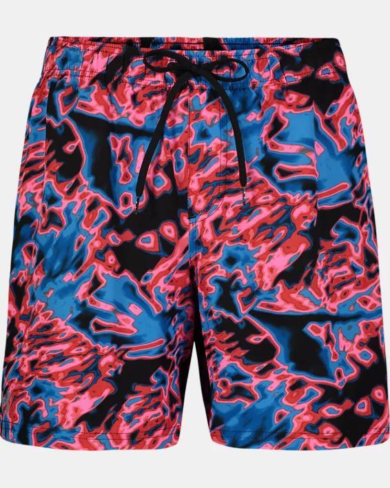 Men's UA Grunge Tropic Compression Volley Shorts Product Image