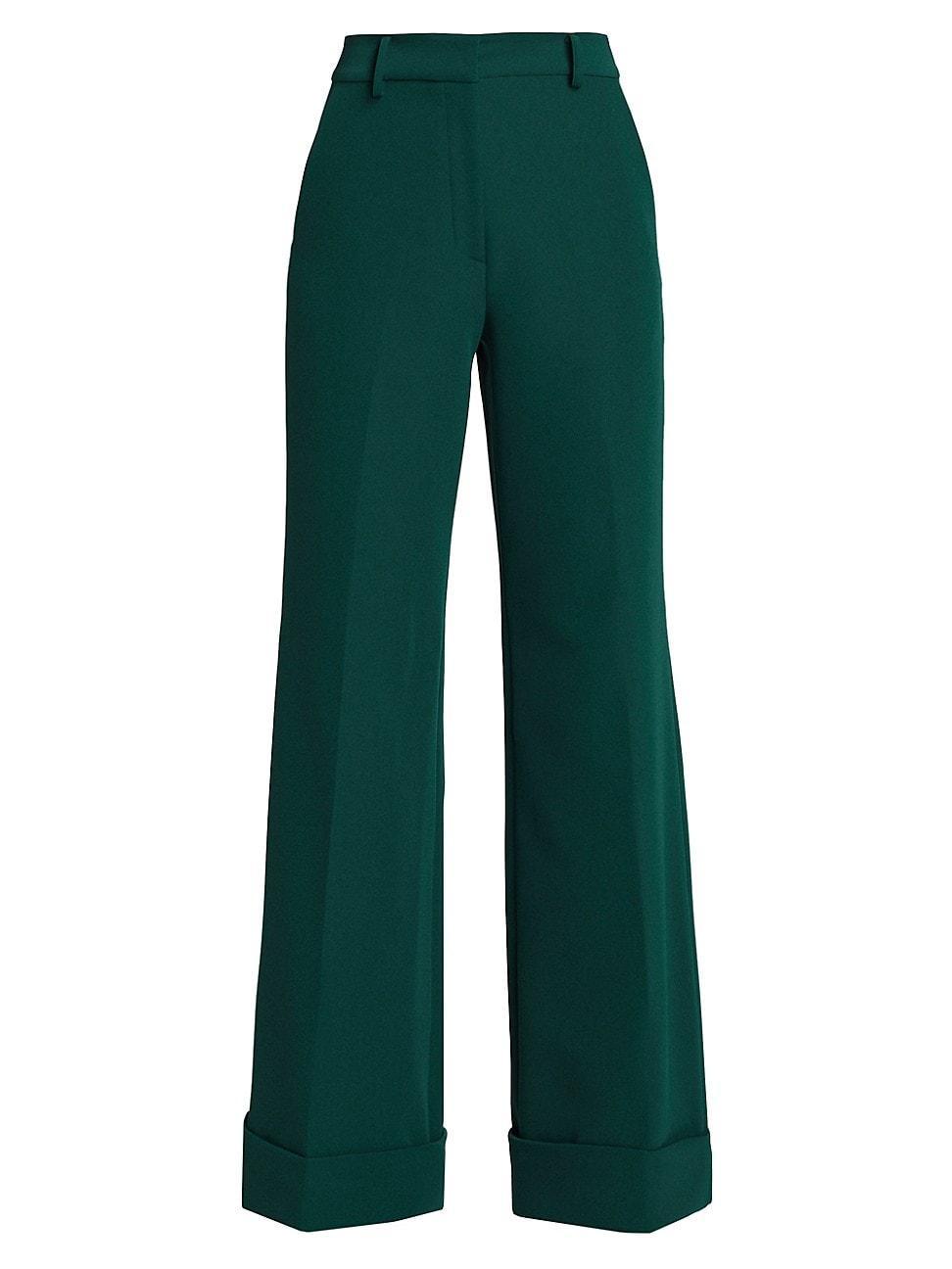 Womens Mavis Crepe Wide-Leg Pants Product Image