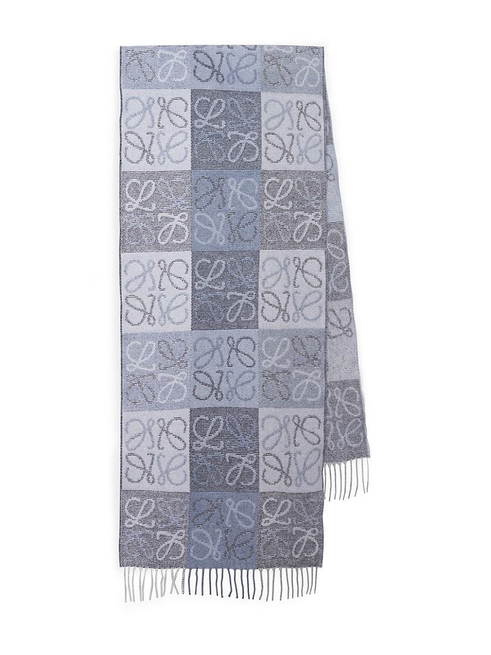 Womens Anagram Wool Blend Scarf Product Image