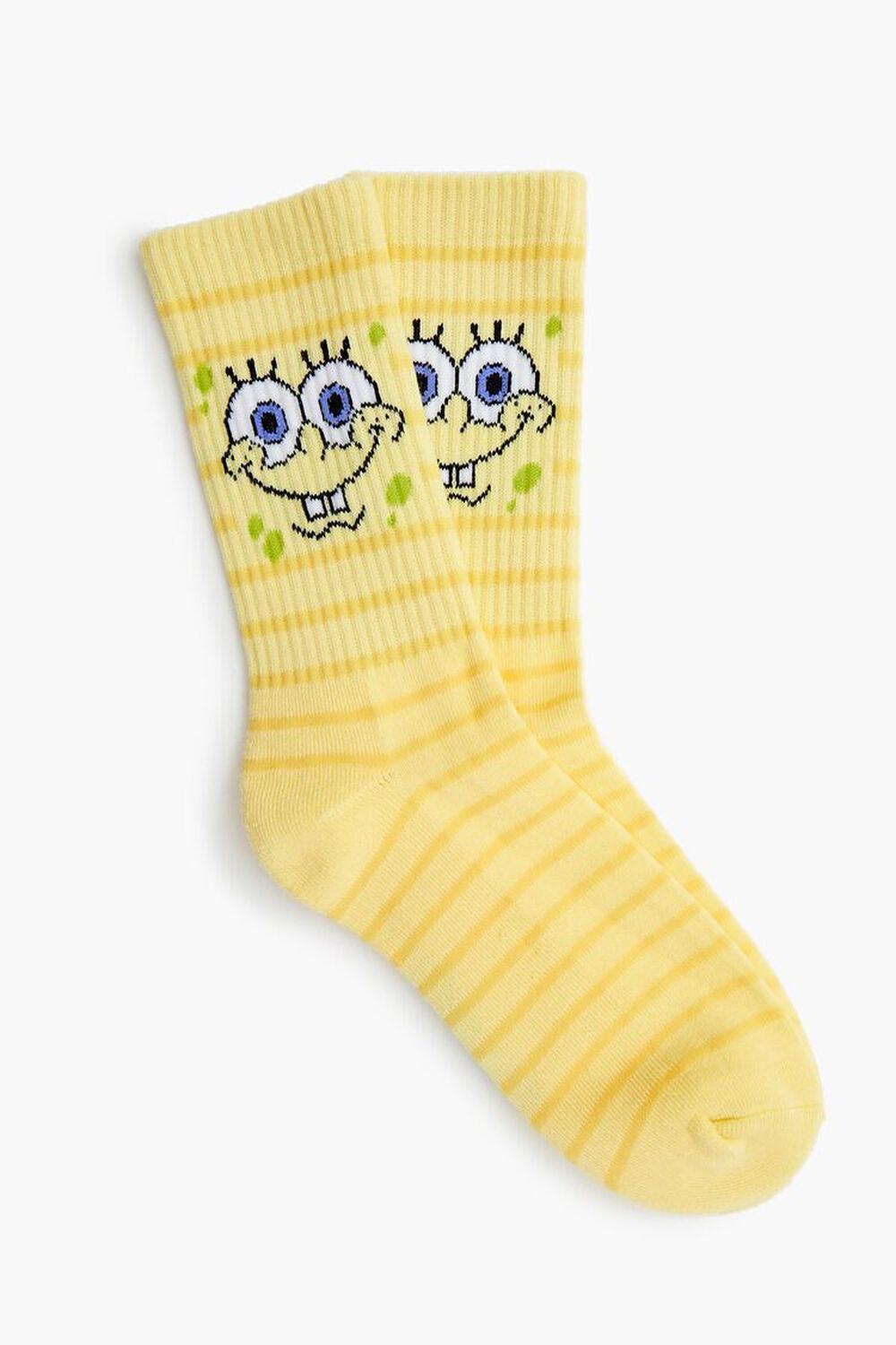 SpongeBob SquarePants Crew Socks | Forever 21 Product Image