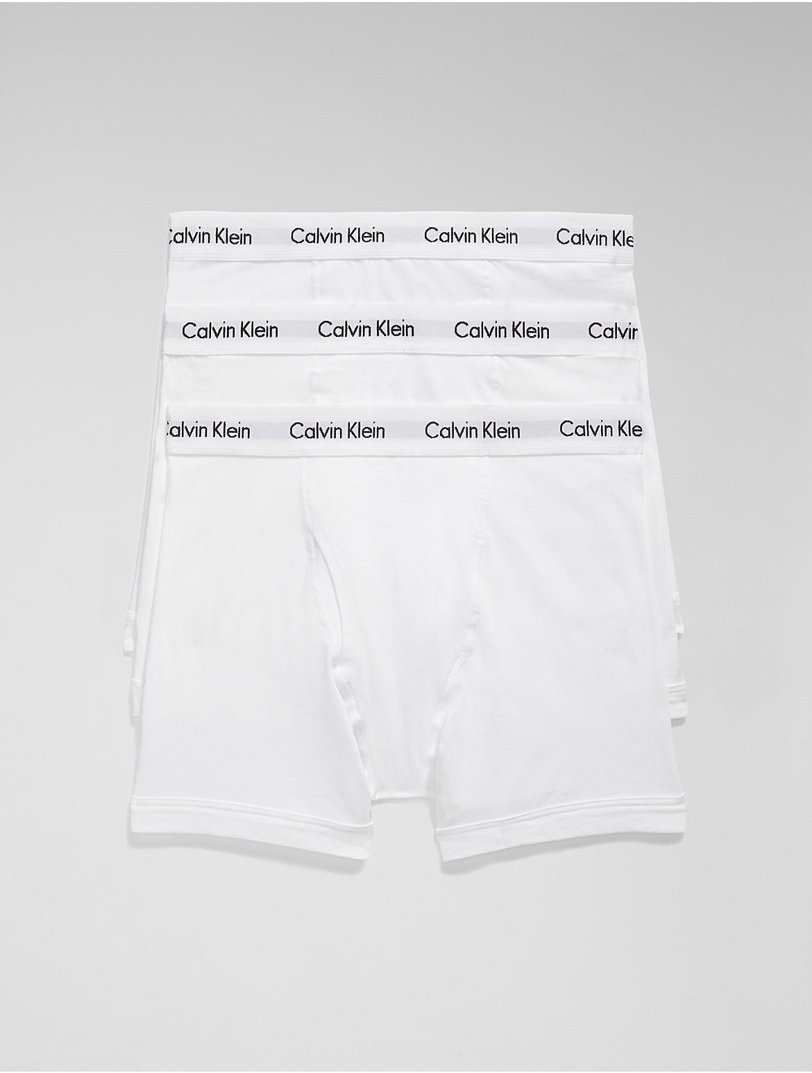 Calvin Klein Underwear Cotton Stretch 3-Pack Boxer Brief (Spellbound/White/Blue Atoll) Men's Underwear Product Image