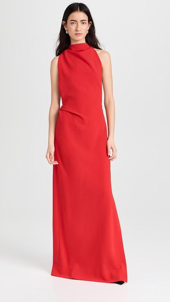 Proenza Schouler Faye Backless Dress In Matte Viscose Crepe | Shopbop Product Image