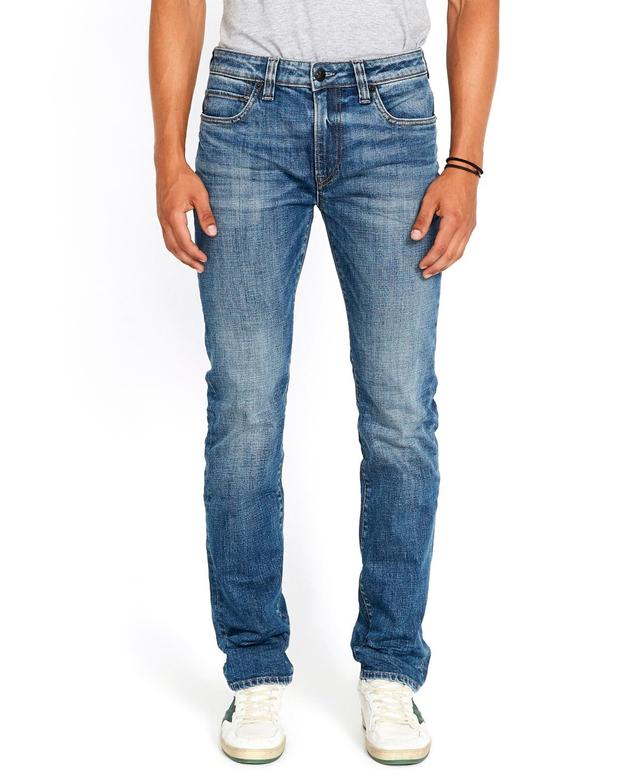 BUFFALO David Bitton Mens Straight Fit Washed Jeans - Indigo Product Image