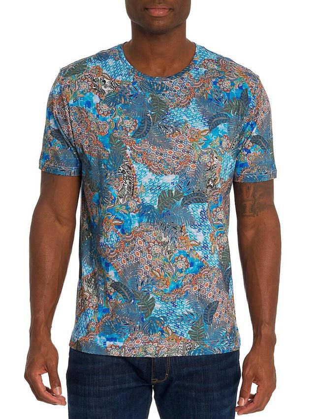 Mens Tropic Camo Floral T-Shirt Product Image