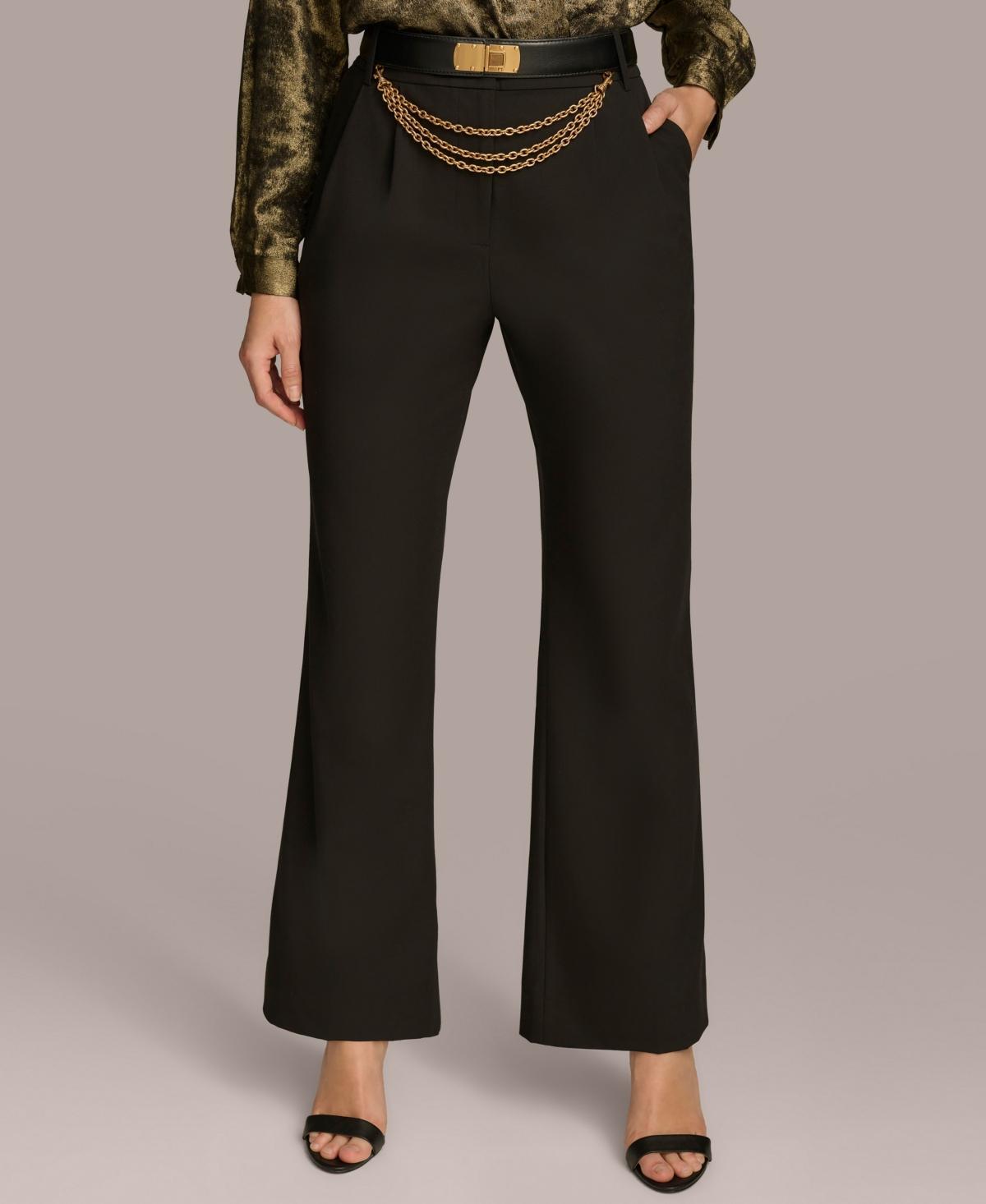 Donna Karan New York Womens Chain Belt Pants Product Image