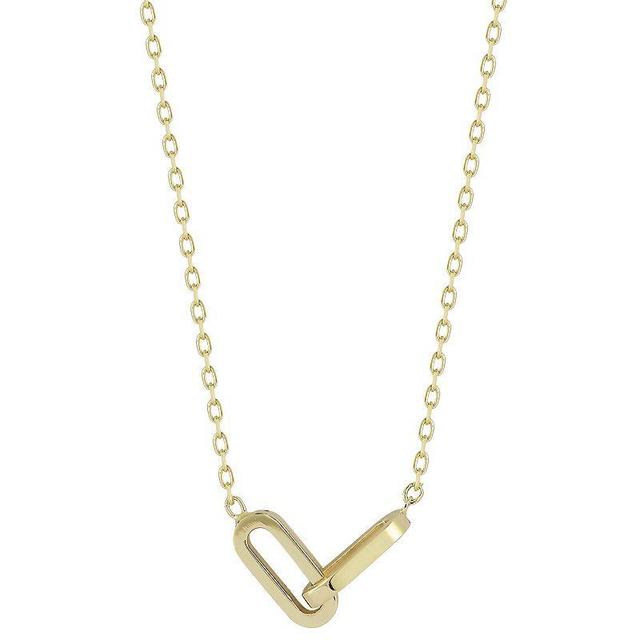 LUMINOR GOLD 14k Gold Link Necklace, Womens Product Image