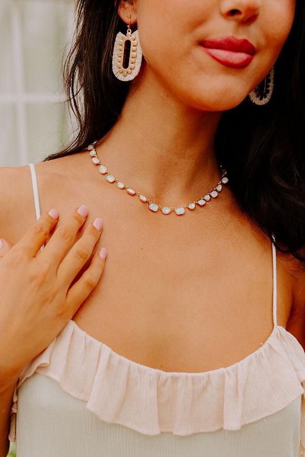 Perfectly Polished Necklace In White Product Image