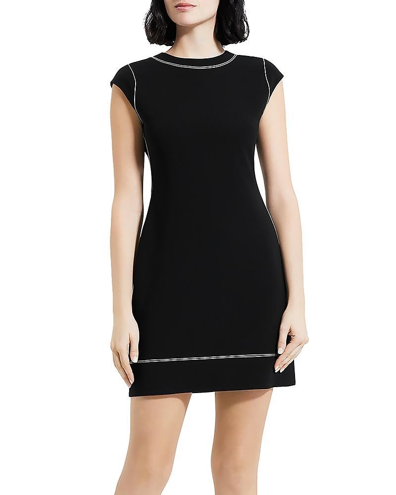 Womens Embroidered Cap-Sleeve Minidress Product Image