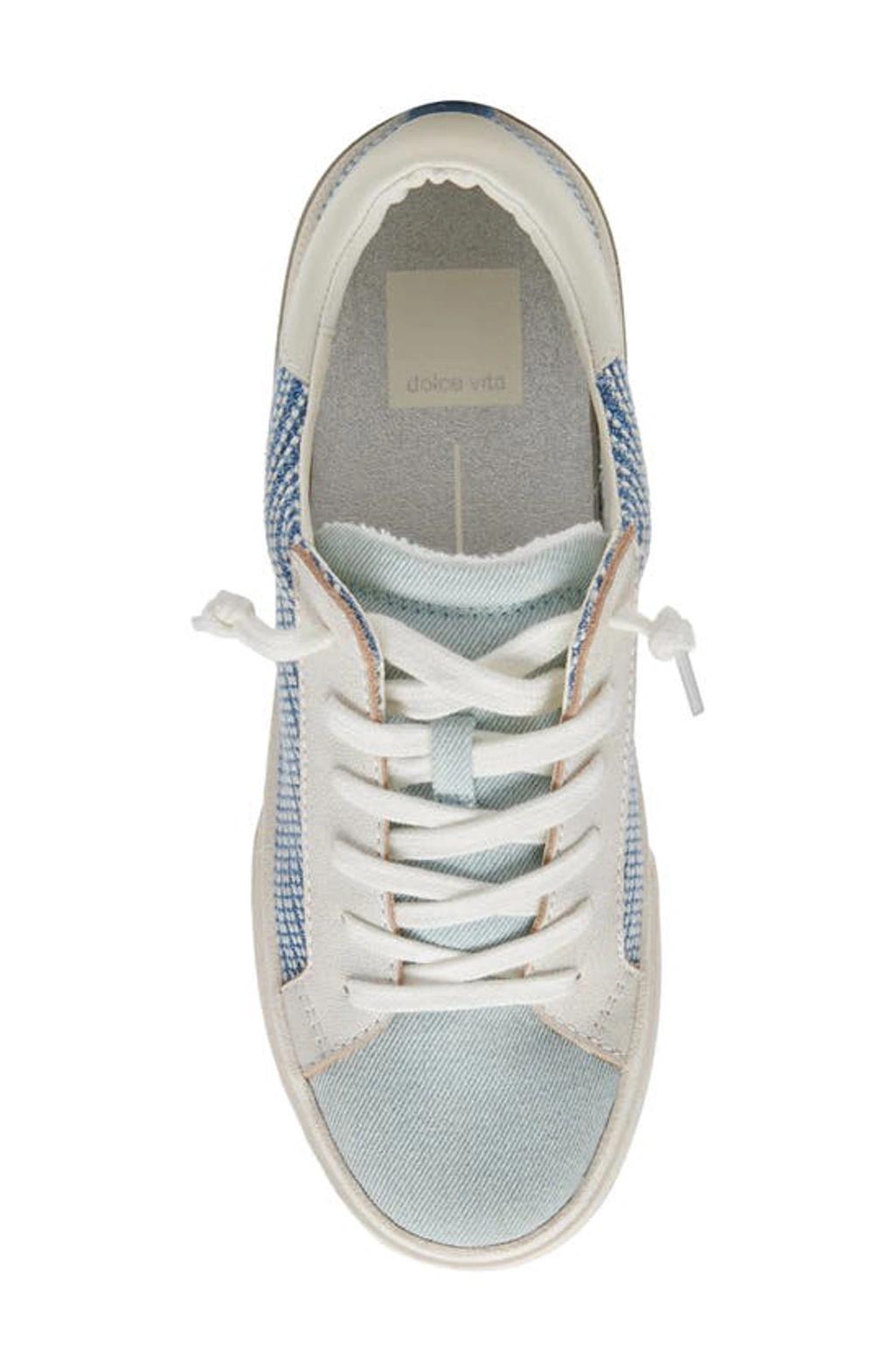 DOLCE VITA Zina Sneaker In Blue Multi Denim Product Image