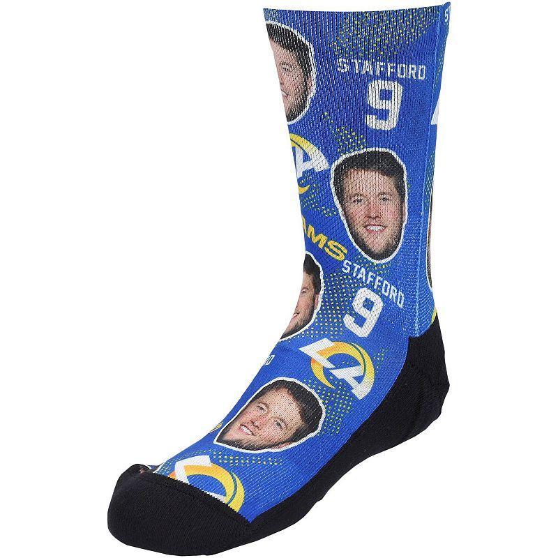 Youth Rock Em Socks Matthew Stafford Los Angeles Rams Football Guy Crew Socks, Boys Product Image