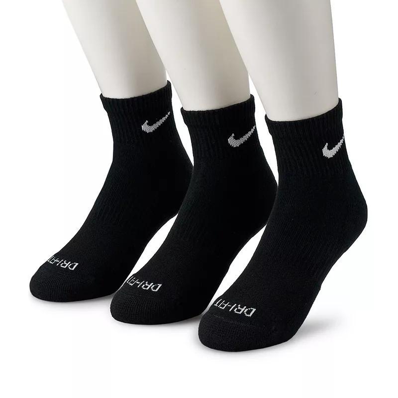 Mens Nike 3-pack Everyday Plus Cushion Ankle Training Socks Product Image