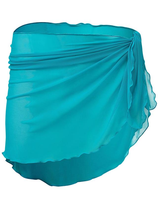 Mesh Wrap Skirt - Aqua Reef Product Image