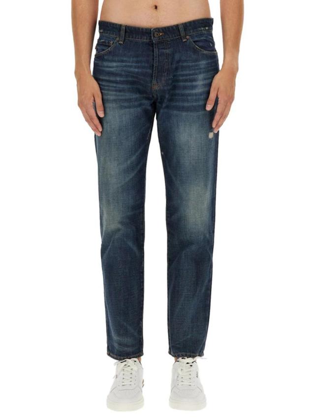 HUGO BOSS Boss Regular Fit Jeans In Blue Product Image