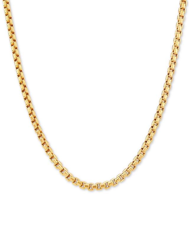 Box Link 22 Chain Necklace in 14k Gold Product Image