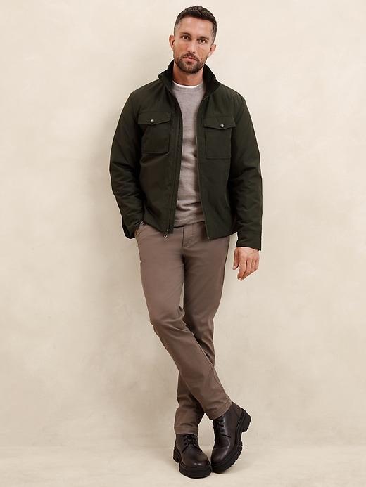 Padded Mock-Neck Jacket Product Image