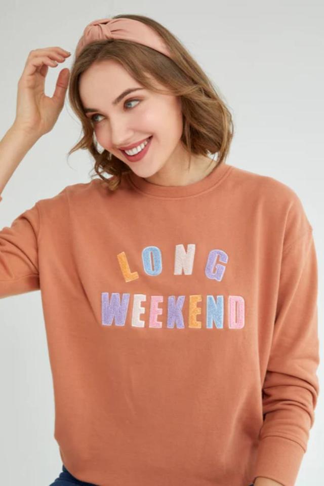 Long Weekend Sweatshirt Product Image