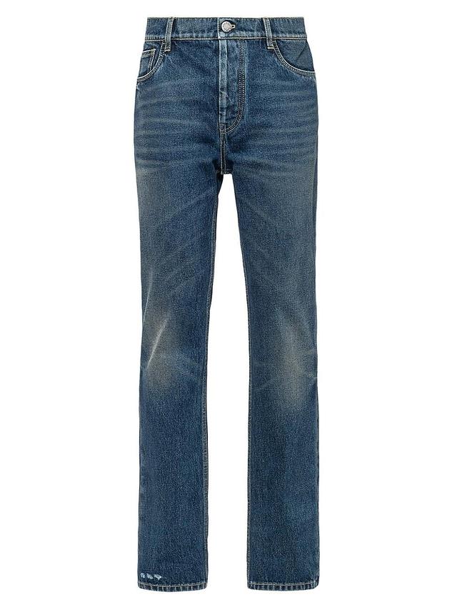 Mens Five-Pocket Denim Jeans Product Image