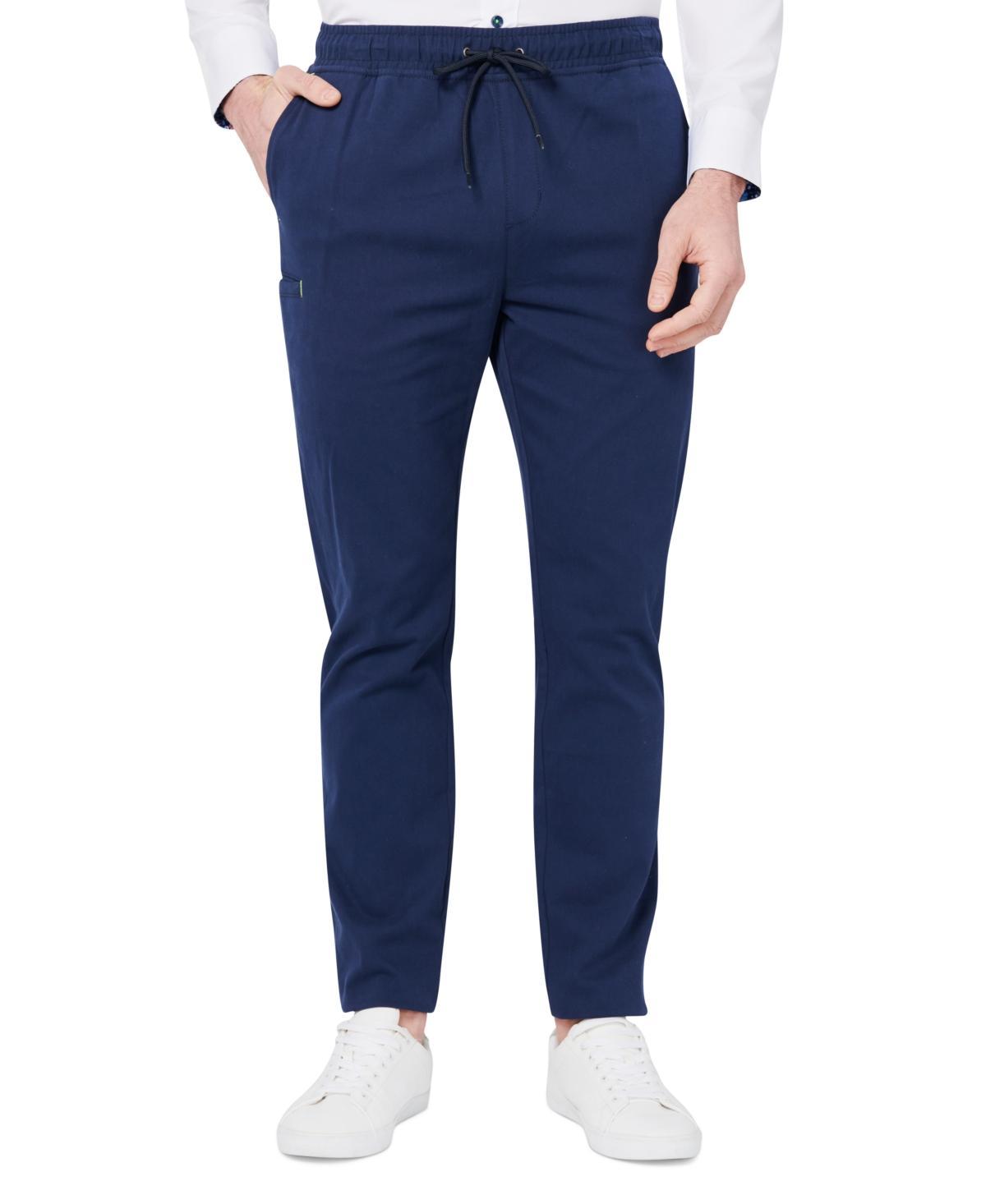 Society of Threads Mens Slim Fit Solid Drawstring Pants Product Image