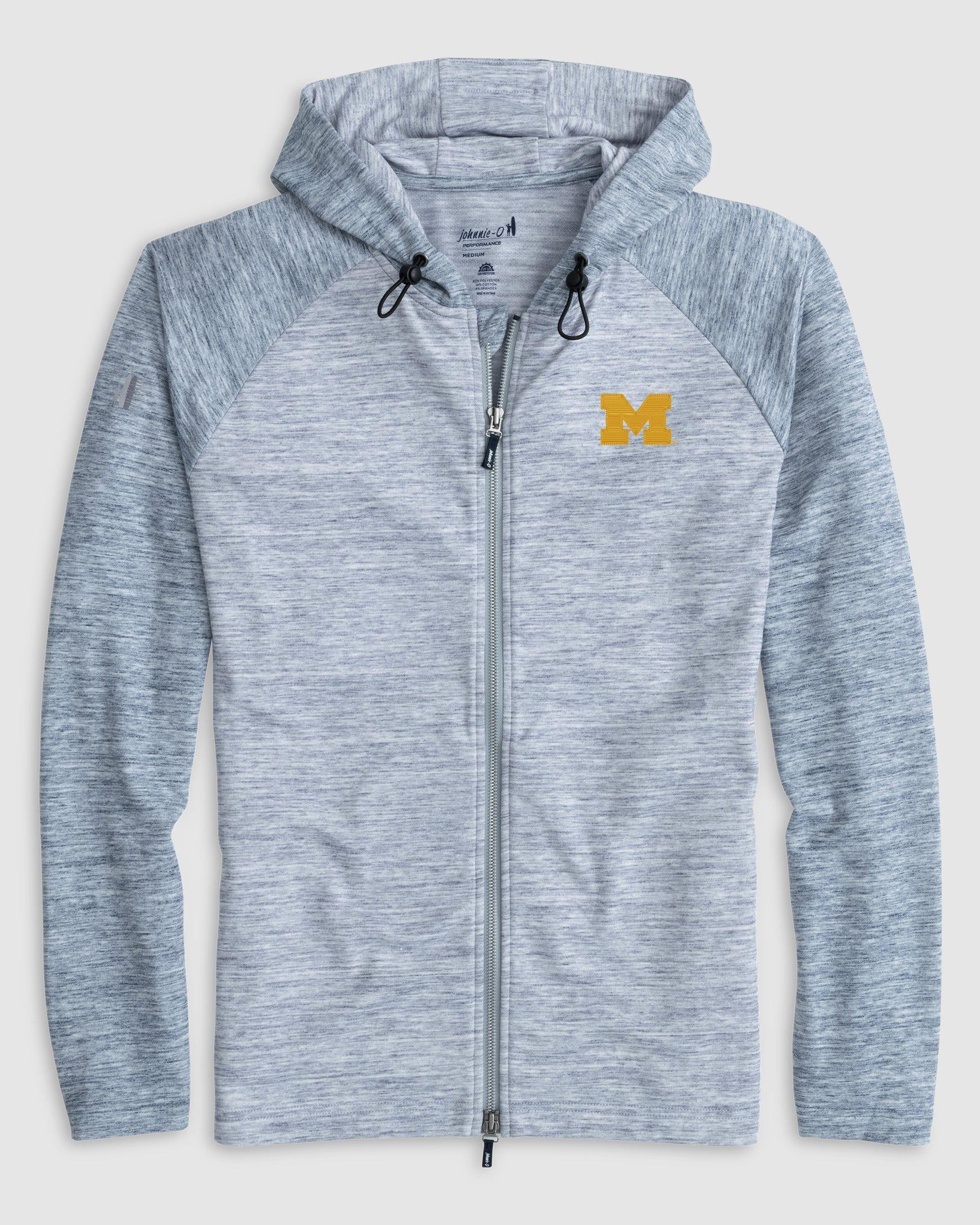 Michigan Daniel Performance Full Zip Hoodie Product Image