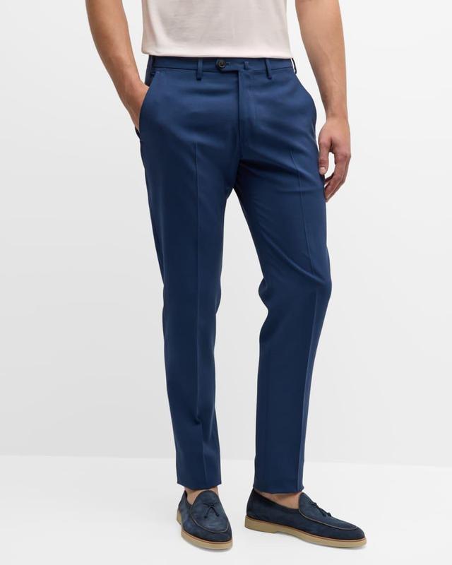 Mens Slim-Fit Trousers Product Image