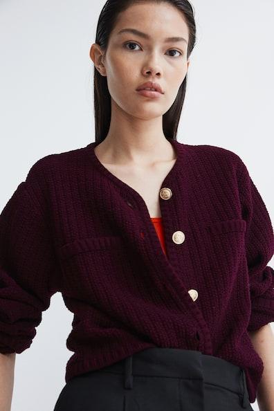 Short Textured-knit Cardigan product image