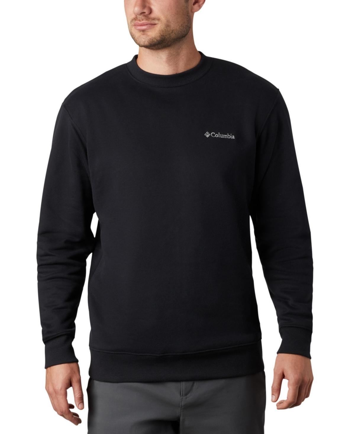 Mens Columbia Hart Mountain II Crewneck Pullover Blue Product Image