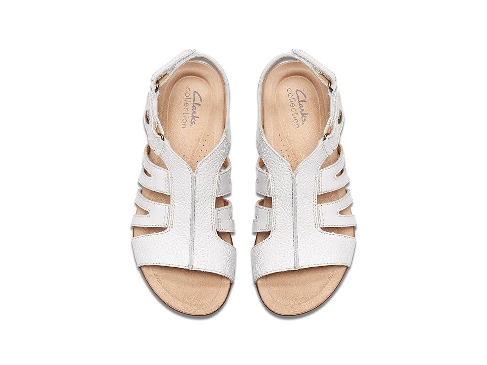 Clarks April Belle Leather) Women's Sandals Product Image