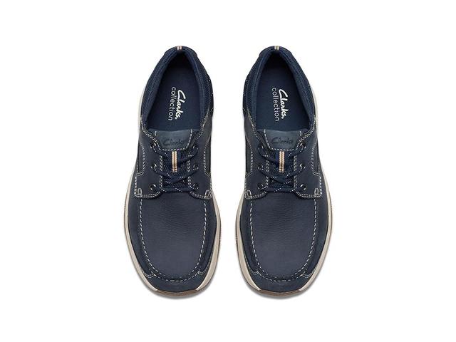 Clarks Sailview Lace (Navy Nubuck) Men's Lace-up Boots Product Image