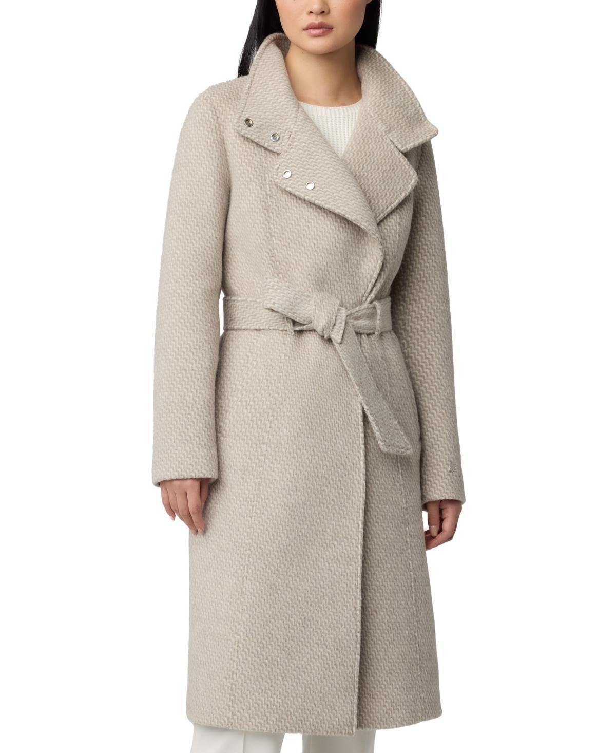 Womens Genie Belted Wool-Blend Coat Product Image