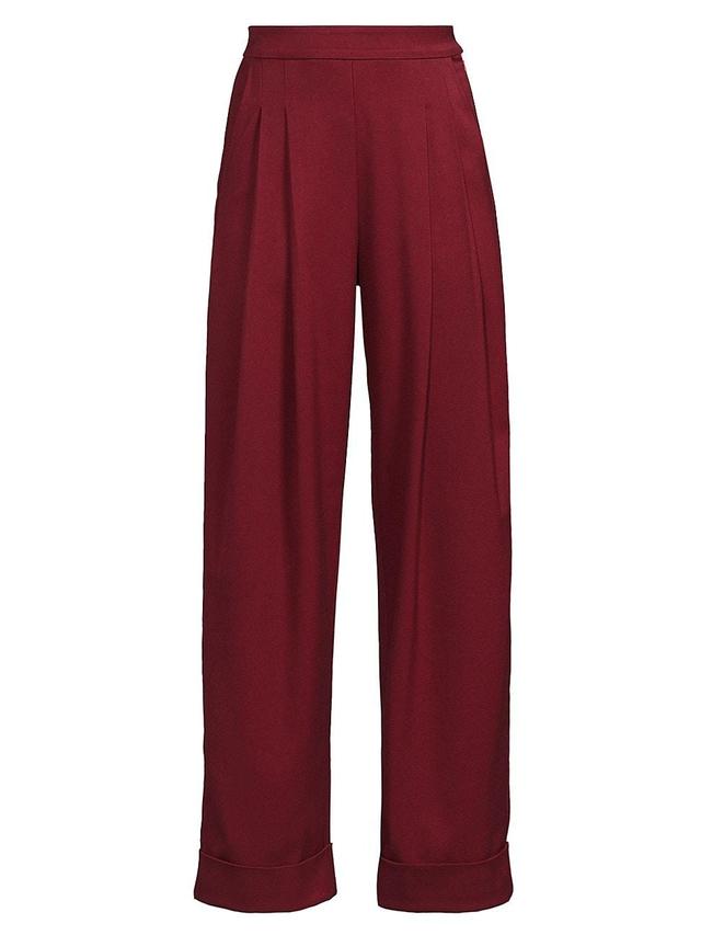 Womens Robert Pleated High-Rise Pants Product Image