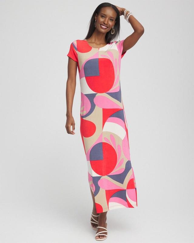 Women's Travelers Classic Abstract Maxi Dress Product Image