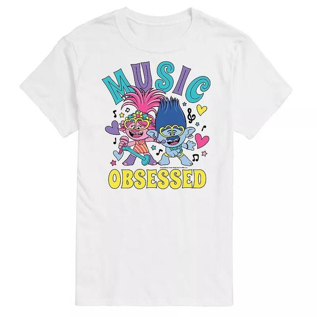 Mens Trolls Music Music Obsessed Tee Product Image