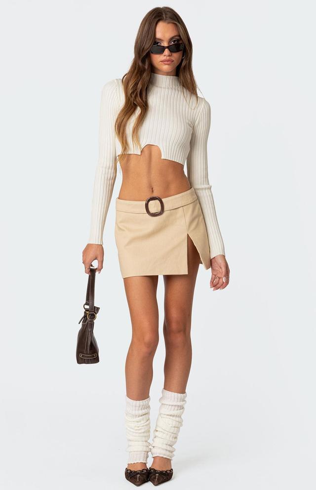 Edikted Womens Ryder Belted Mini Skirt Product Image