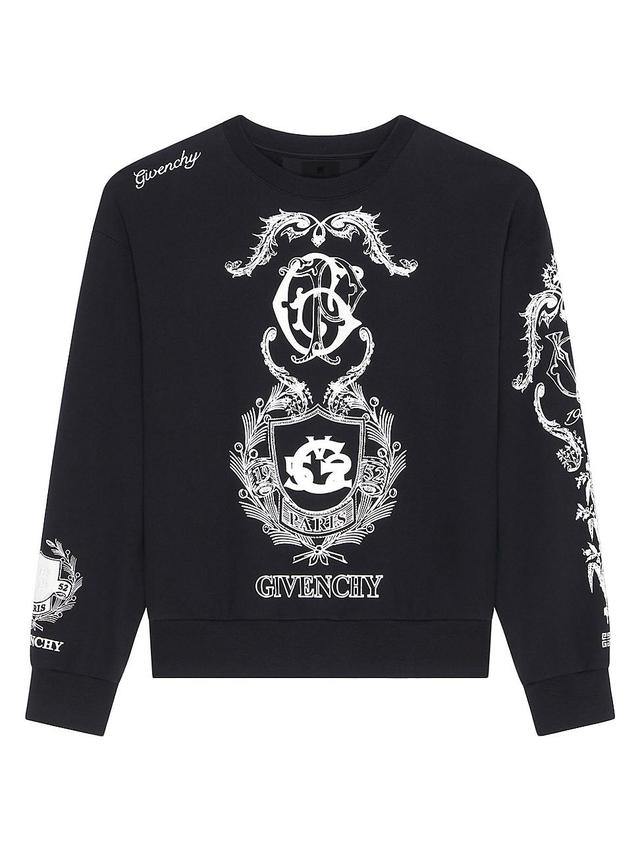 Mens Crest Boxy Fit Sweatshirt In Fleece Product Image