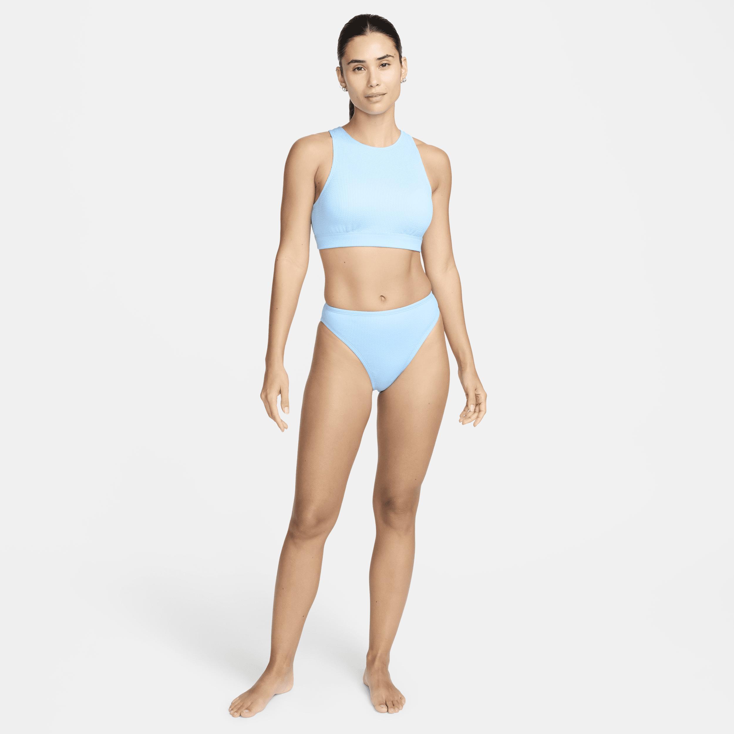 Nike Women's Swim Elevated Essential High-Neck Bikini Top Product Image