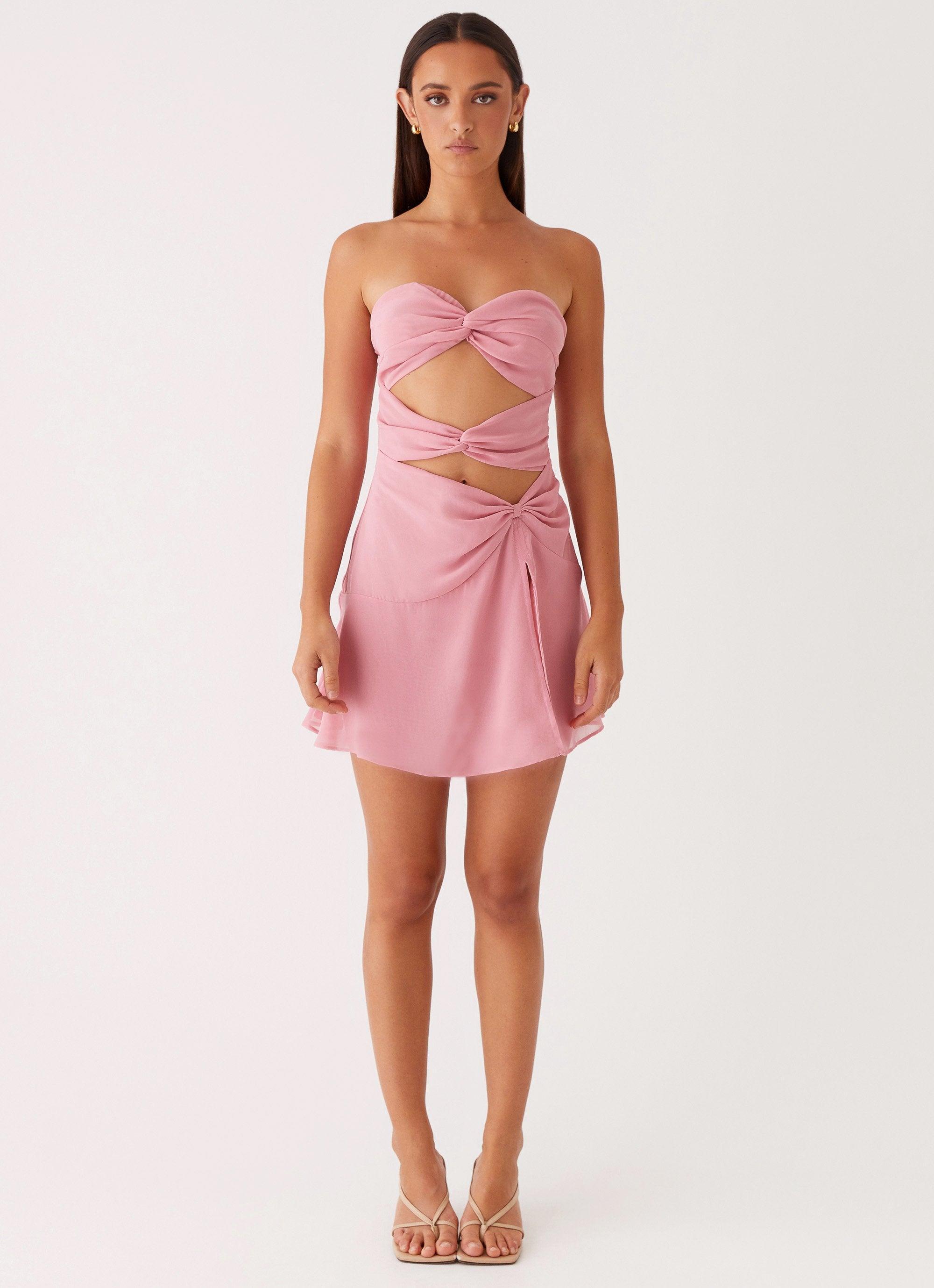 Coco Haven Mini Dress - Pink Product Image