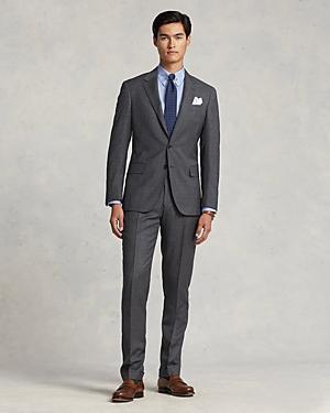 Mens Sharkskin Wool Single-Breasted Suit Product Image