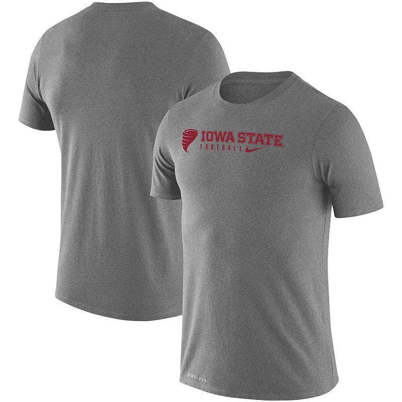 Mens Nike Heather Gray Iowa State Cyclones Changeover LegendT-shirt Product Image