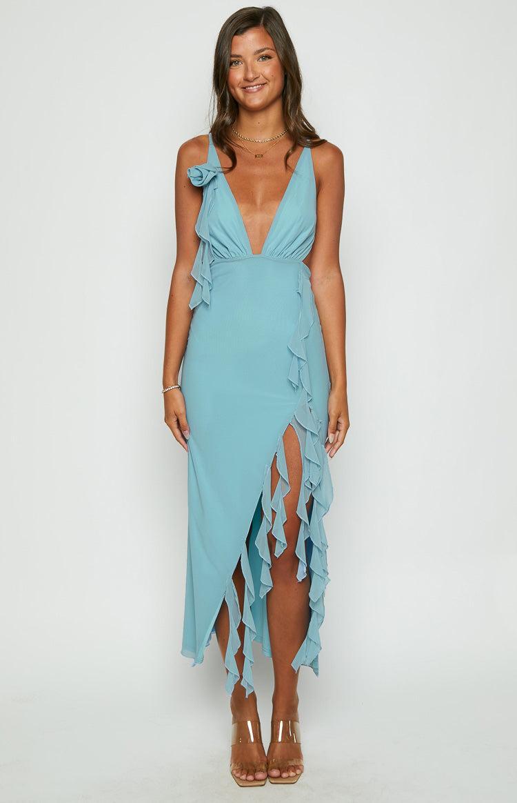 Kalani Blue Maxi Dress Product Image