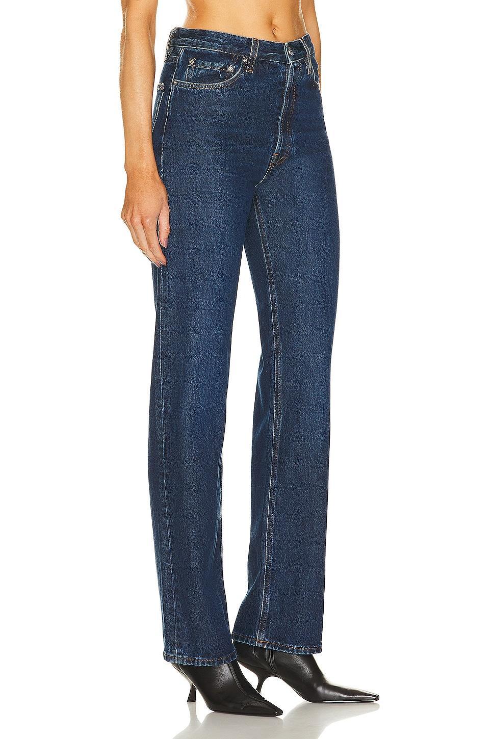 Toteme Classic Cut Full Length Straight Leg in Blue Product Image