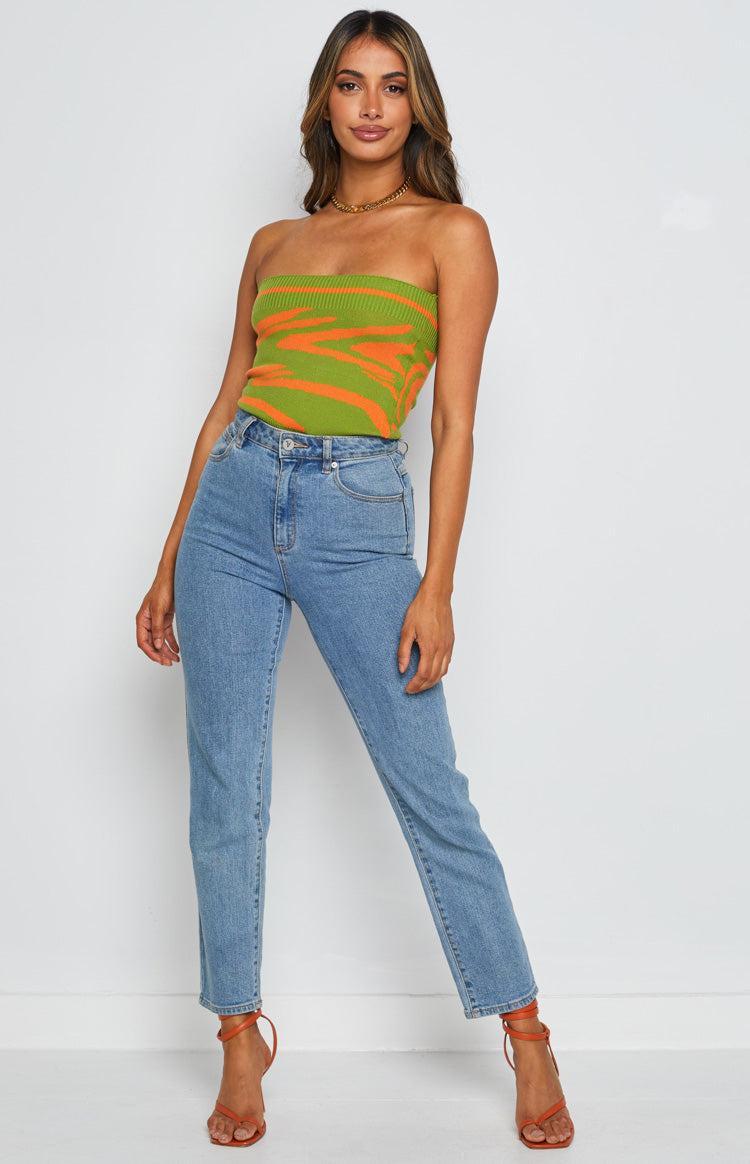 Free Fall Crop Top Green Product Image