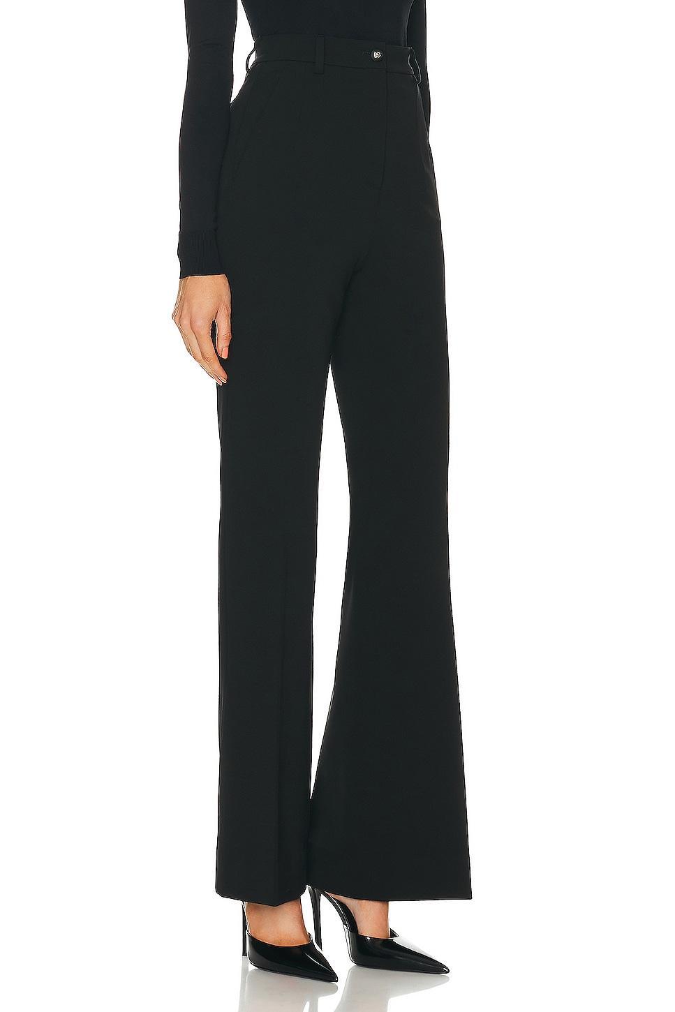 Dolce & Gabbana Flared Pants Black. (also in 38, 40, 42). Product Image