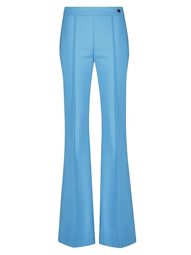 Womens Lola High Density Crepe Stretch Cropped Flare Trousers Product Image