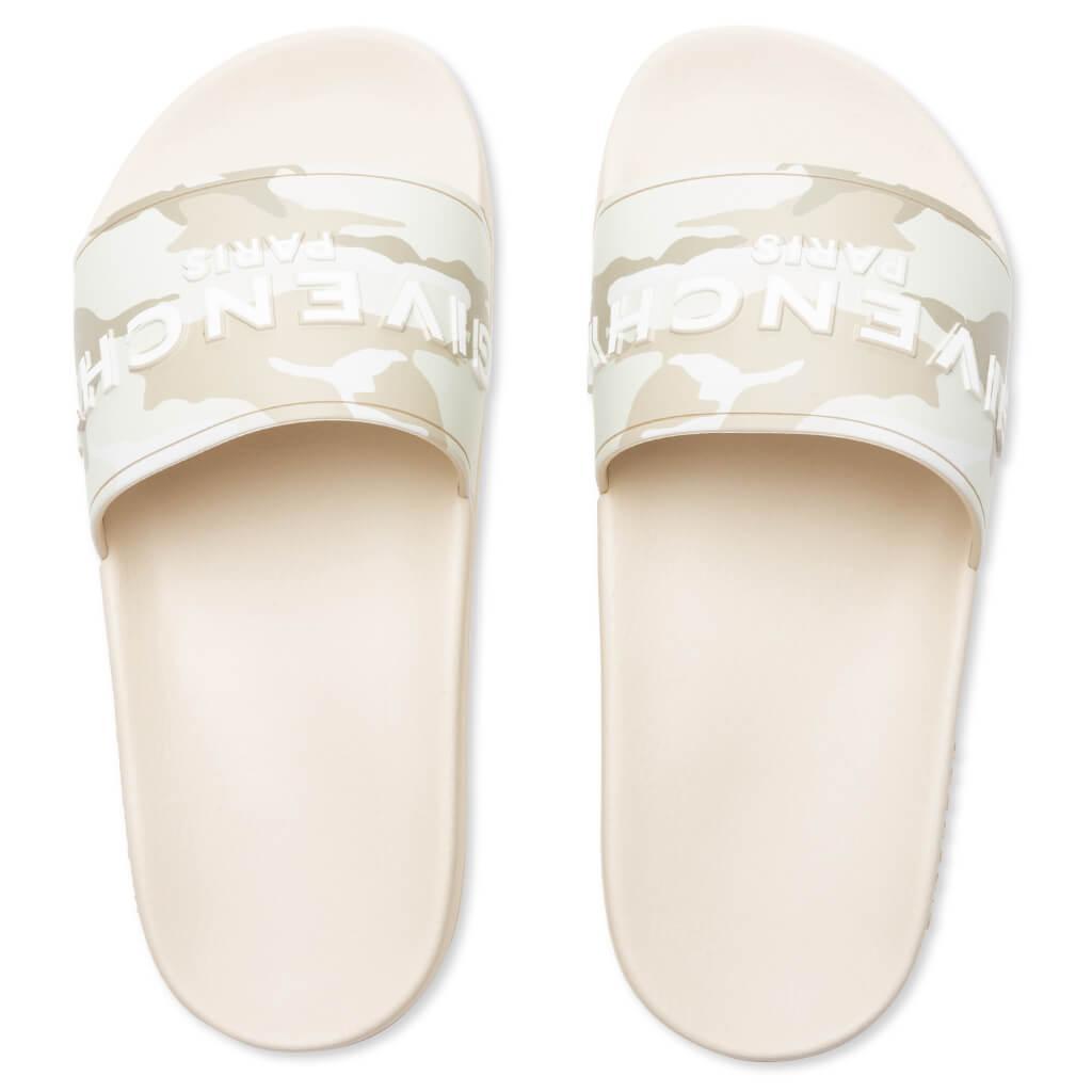 Slide Sandals - Beige/Brown Male Product Image