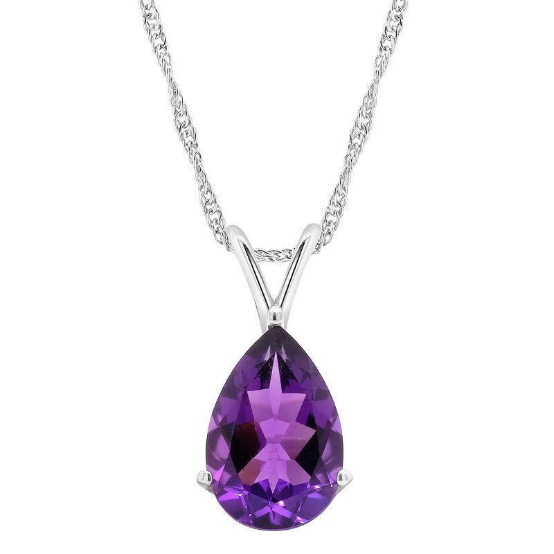 Amethyst (2-5/8 ct. t.w.) Pendant Necklace in Sterling Silver Product Image