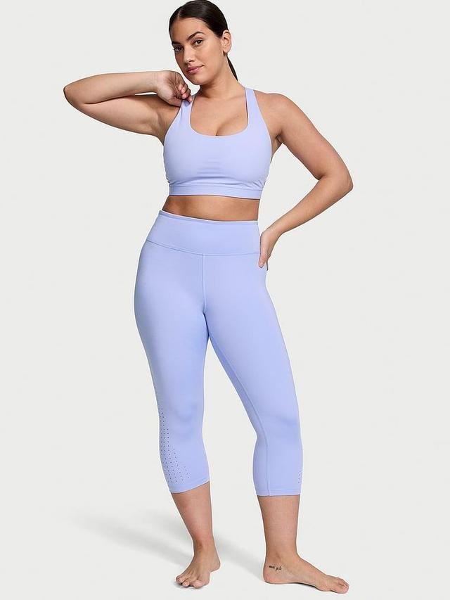 VS Essential High-Rise Perforated Capri Leggings Product Image